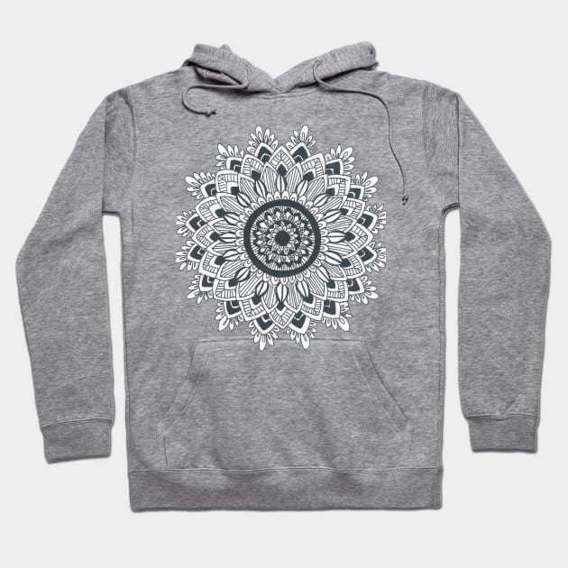 Flower Mandala Hoodie by Artbynikitachawda